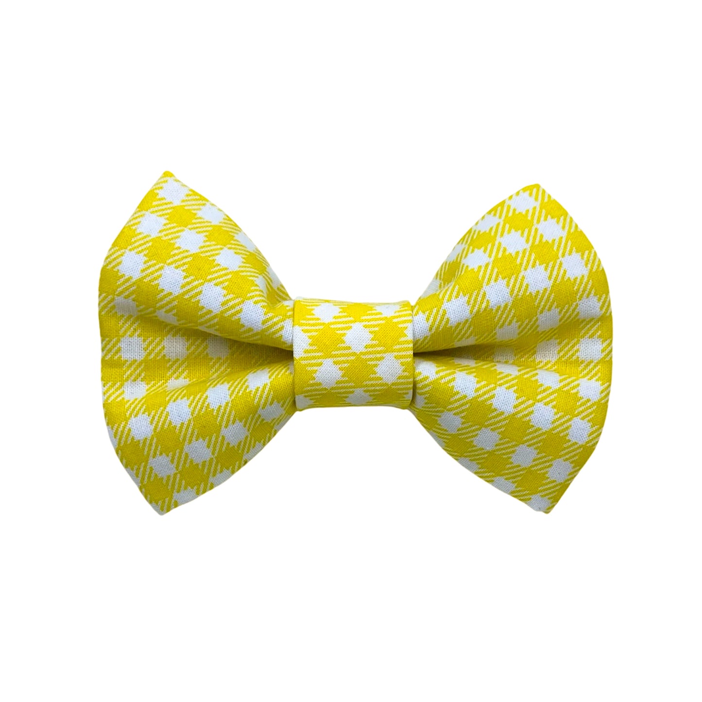 Sunflower Gingham Bowtie