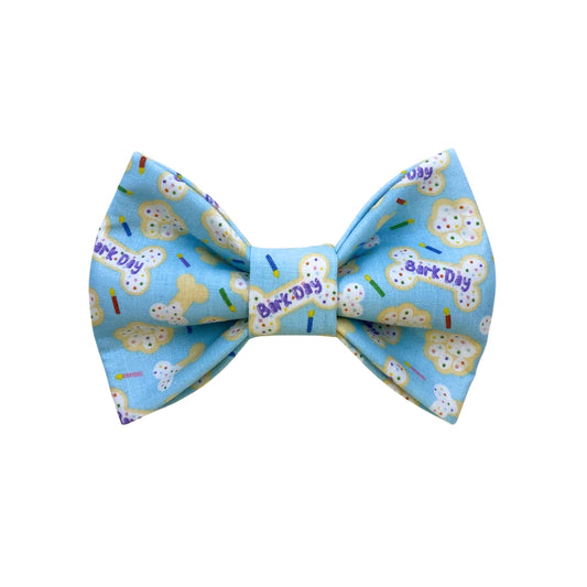 Blue Barkday Bowtie