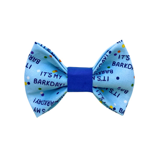 Its My Barkday Bowtie (Blue)