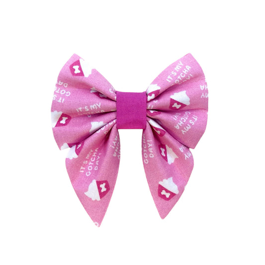 Pink Gotcha Day Bowtie
