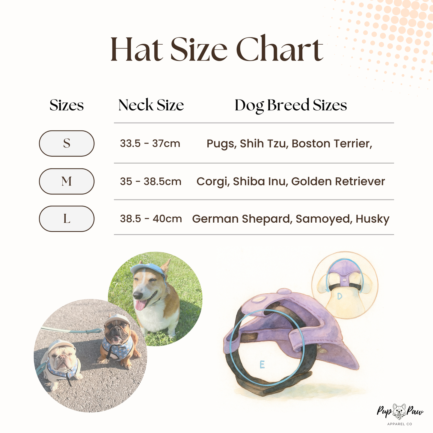 PupPaw Lilac Hat